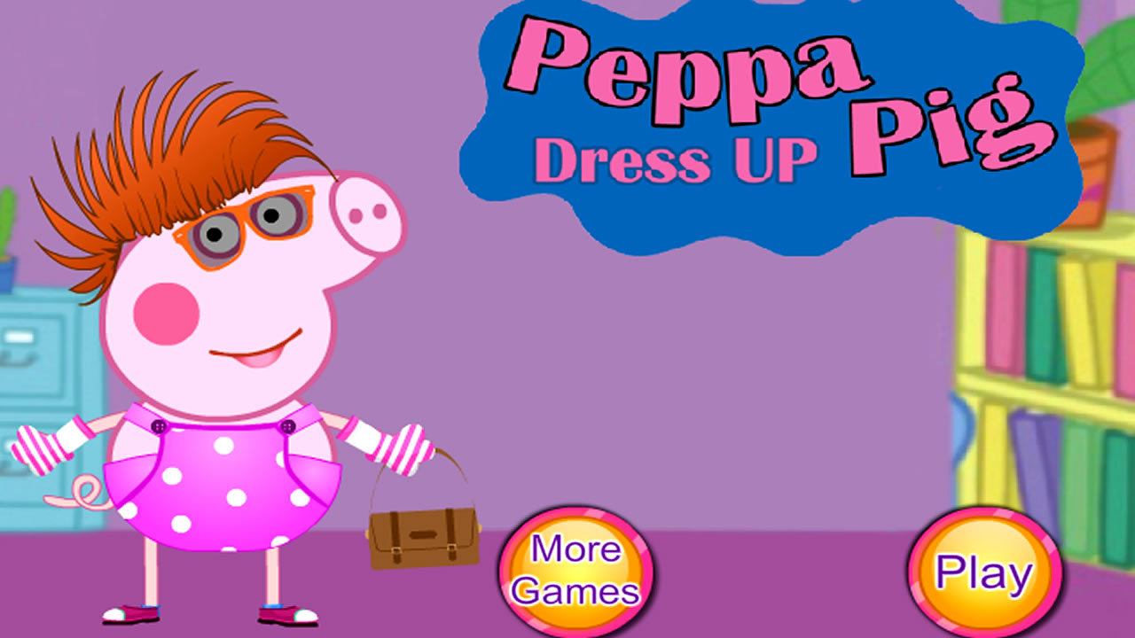 Vestindo roupas e acessórios na Peppa