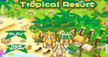 Decoração do Resort Tropical