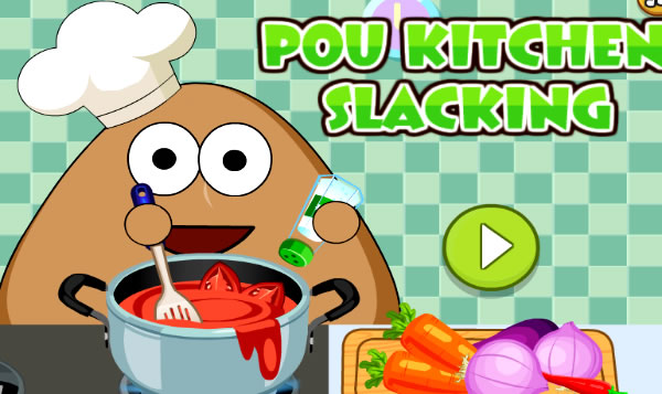 Fazendo arte com POU na cozinha do chef