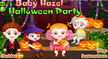 A festa de halloween da Baby Hazel