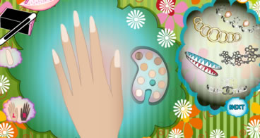 Pretty Prom Nail Design - Jogos de manicure